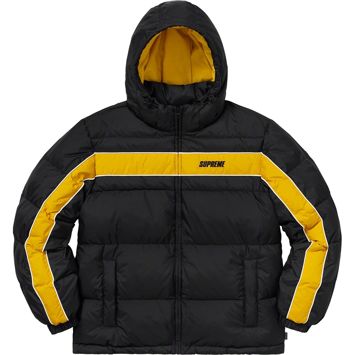 Stripe Panel Down Jacket view 9